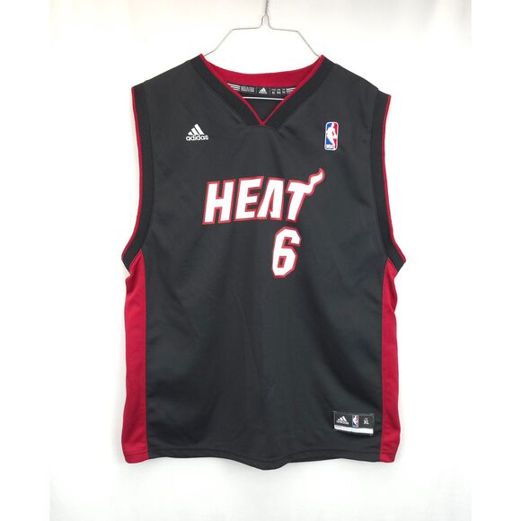 Adidas LeBron James Miami Heat Swingman Jersey #6 XL - Picture 1 of 4